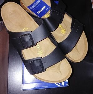 Birkenstock black sandals size 11